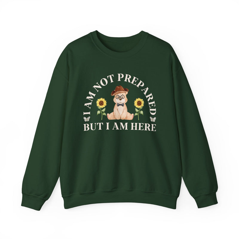 Funny Cottagecore Bear Sweatshirt for Chaotic Friend - Opal and June