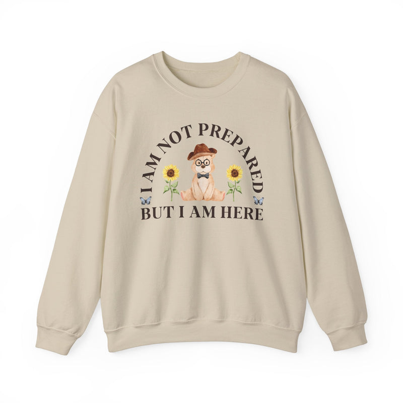 Funny Cottagecore Bear Sweatshirt for Chaotic Friend - Opal and June