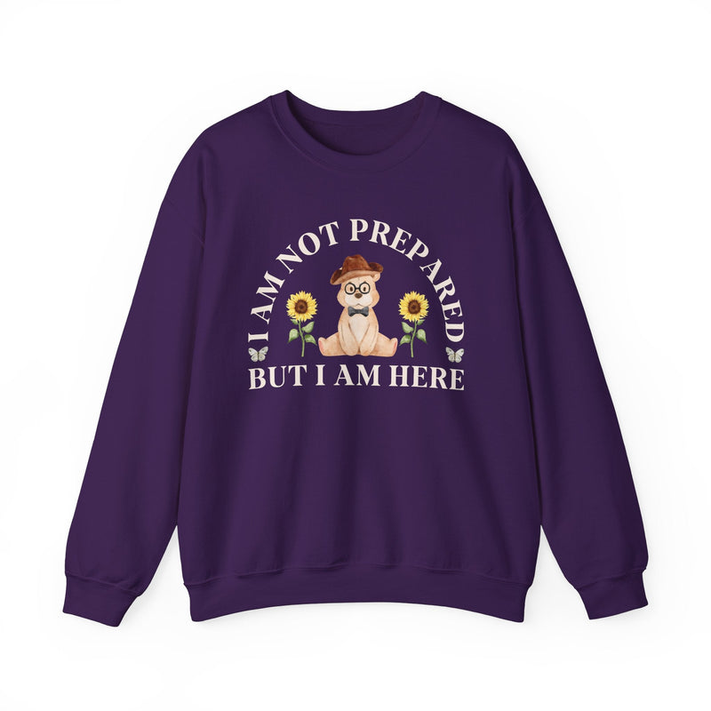 Funny Cottagecore Bear Sweatshirt for Chaotic Friend - Opal and June