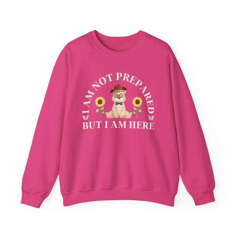 Funny Cottagecore Bear Sweatshirt for Chaotic Friend - Opal and June