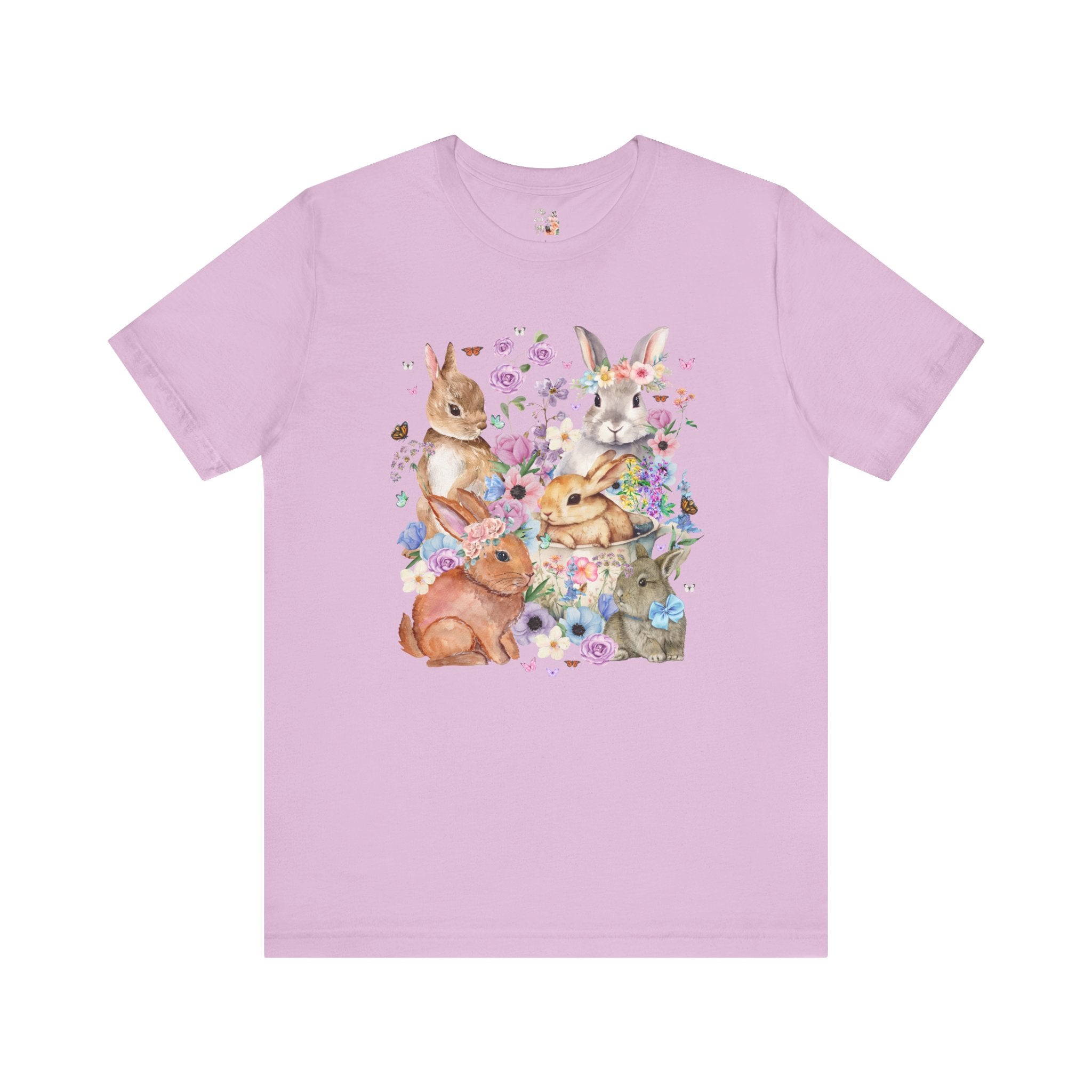 Funny Cottagecore Bunny Shirt, Friend Who Loves Springtime and Flowers: Cozy Whimsigoth Rabbit Shirt, Nineties Throwback Grandma Aesthetic - Opal and June