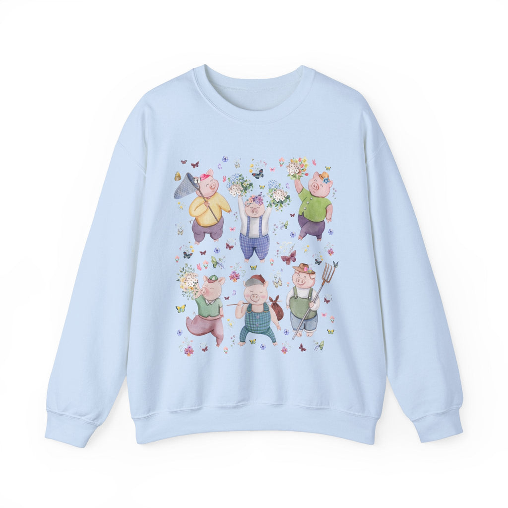 Funny Cottagecore Pig Sweatshirt - Opal and June