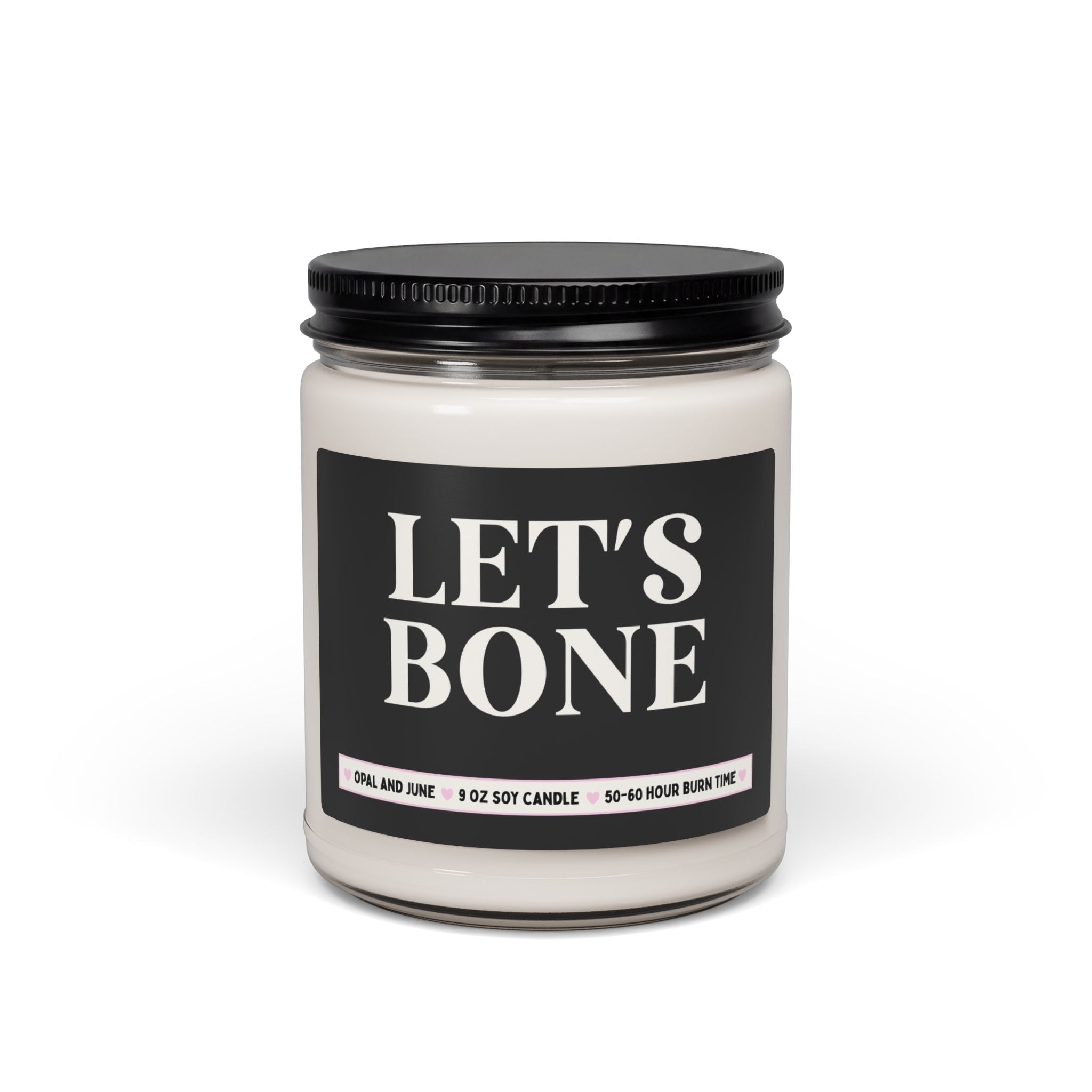 Funny Couples Halloween Candle for Partner: Let's Bone - Opal and June