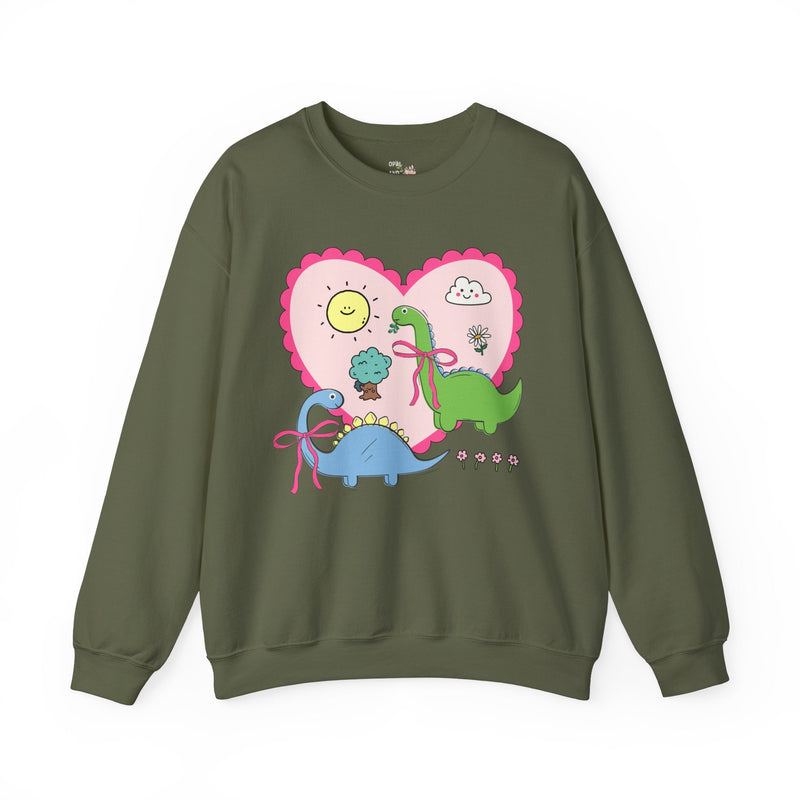 Funny Dinosaur Crewneck - Opal and June