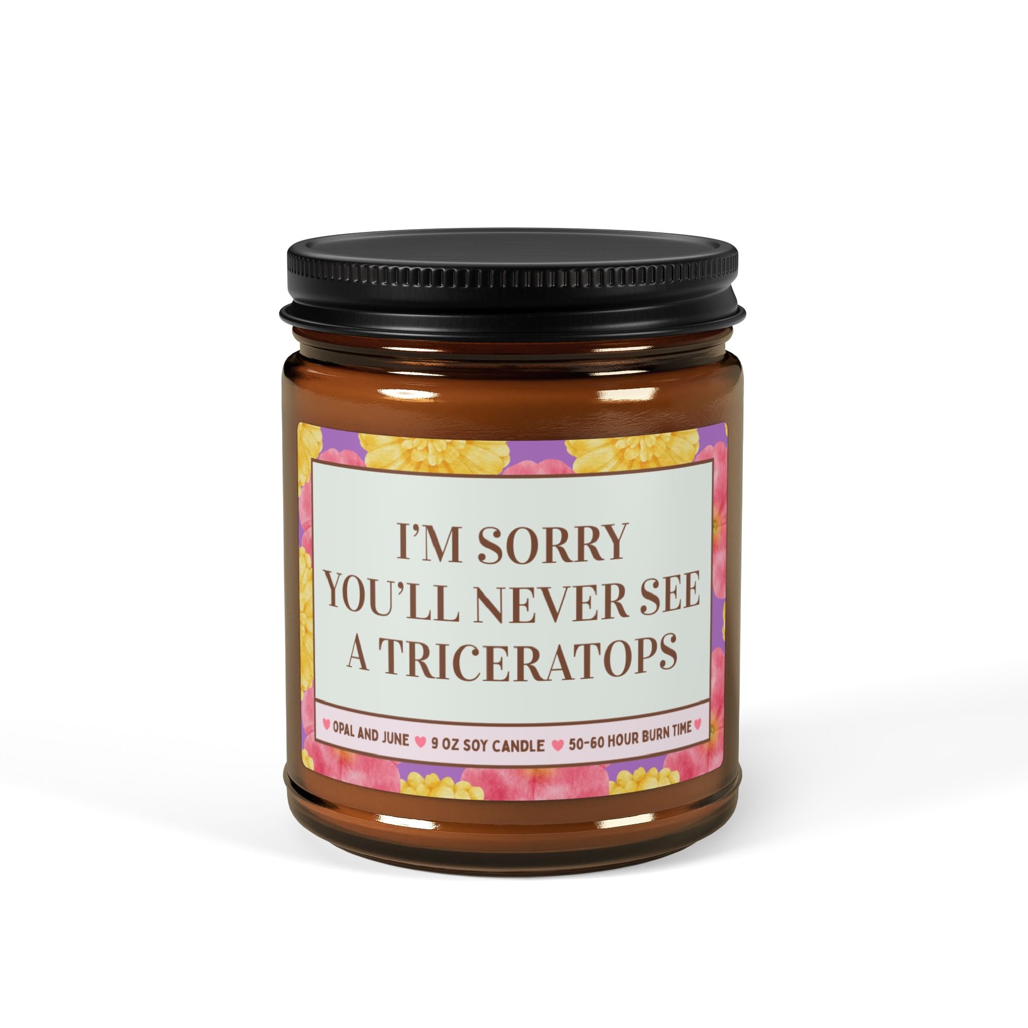 Funny Dinosaur Lover Gift for Science Teacher or Paleontologist: I'm Sorry You'll Never See a Triceratops - Opal and June