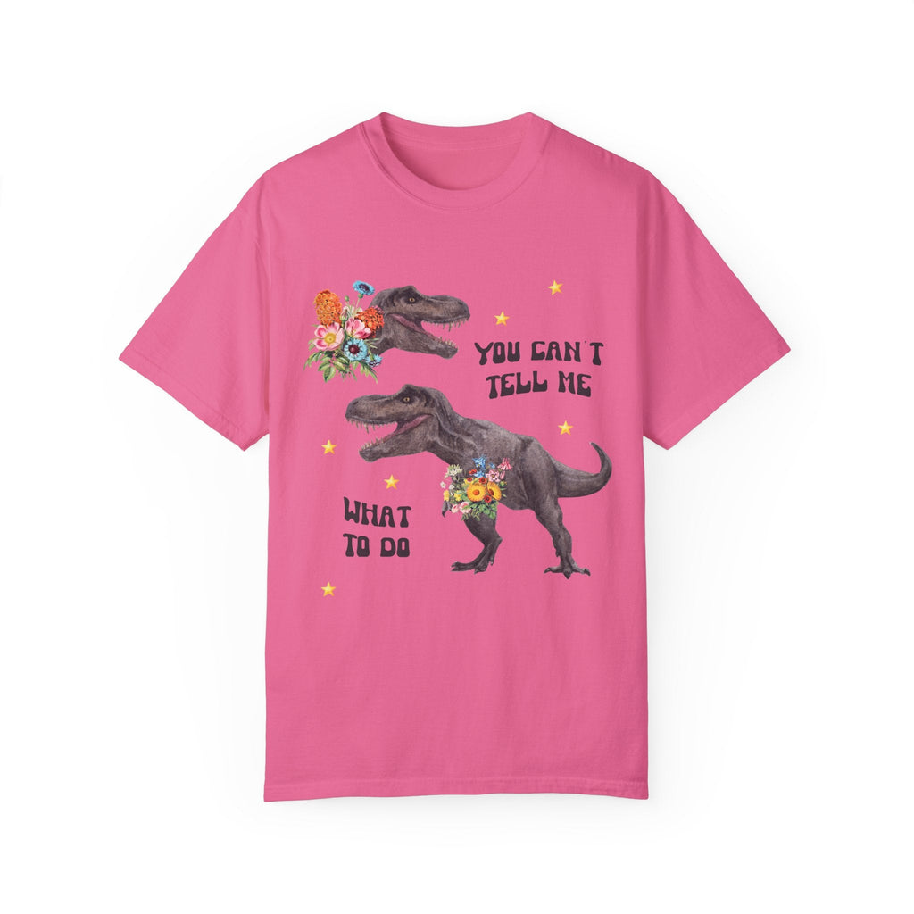 Funny Dinosaur Shirt with Flowers - Opal and June