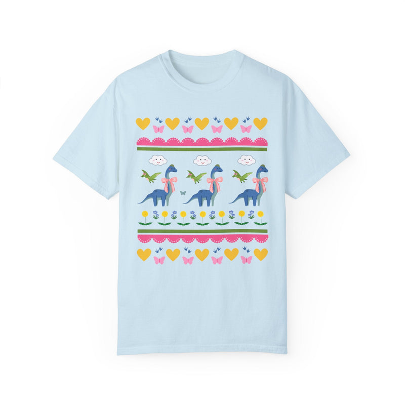 Funny Dinosaur Tee Shirt with Hearts - Opal and June