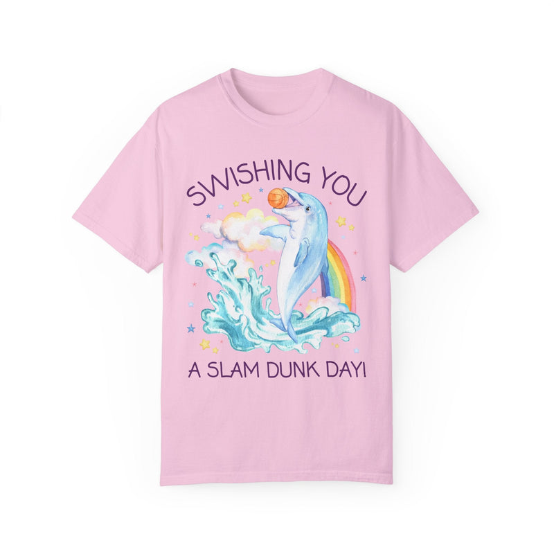 Funny Dolphin Lover Basketball T-Shirt - Opal and June