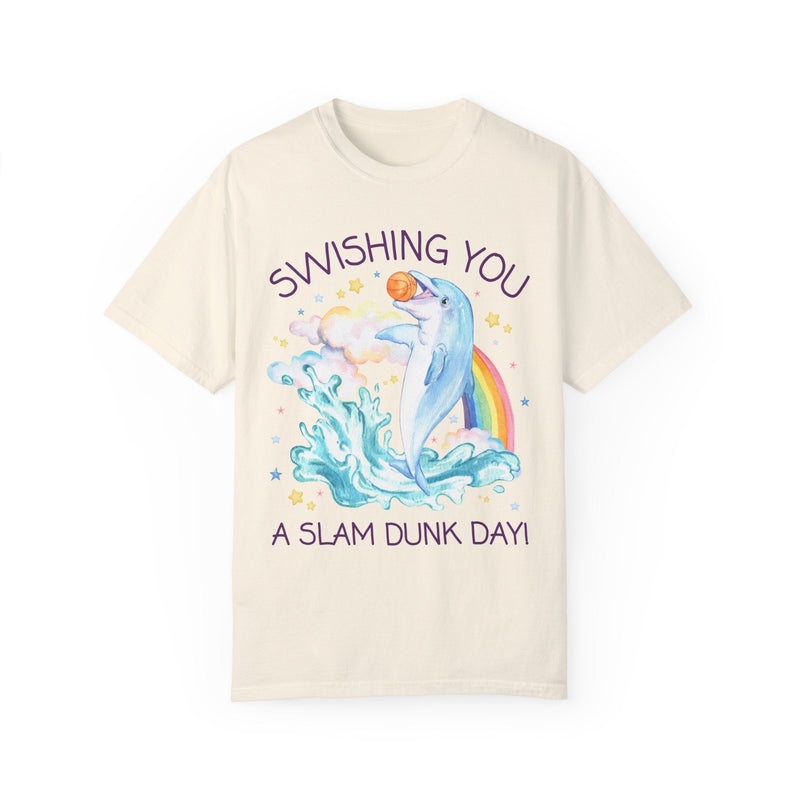 Funny Dolphin Lover Basketball T-Shirt - Opal and June