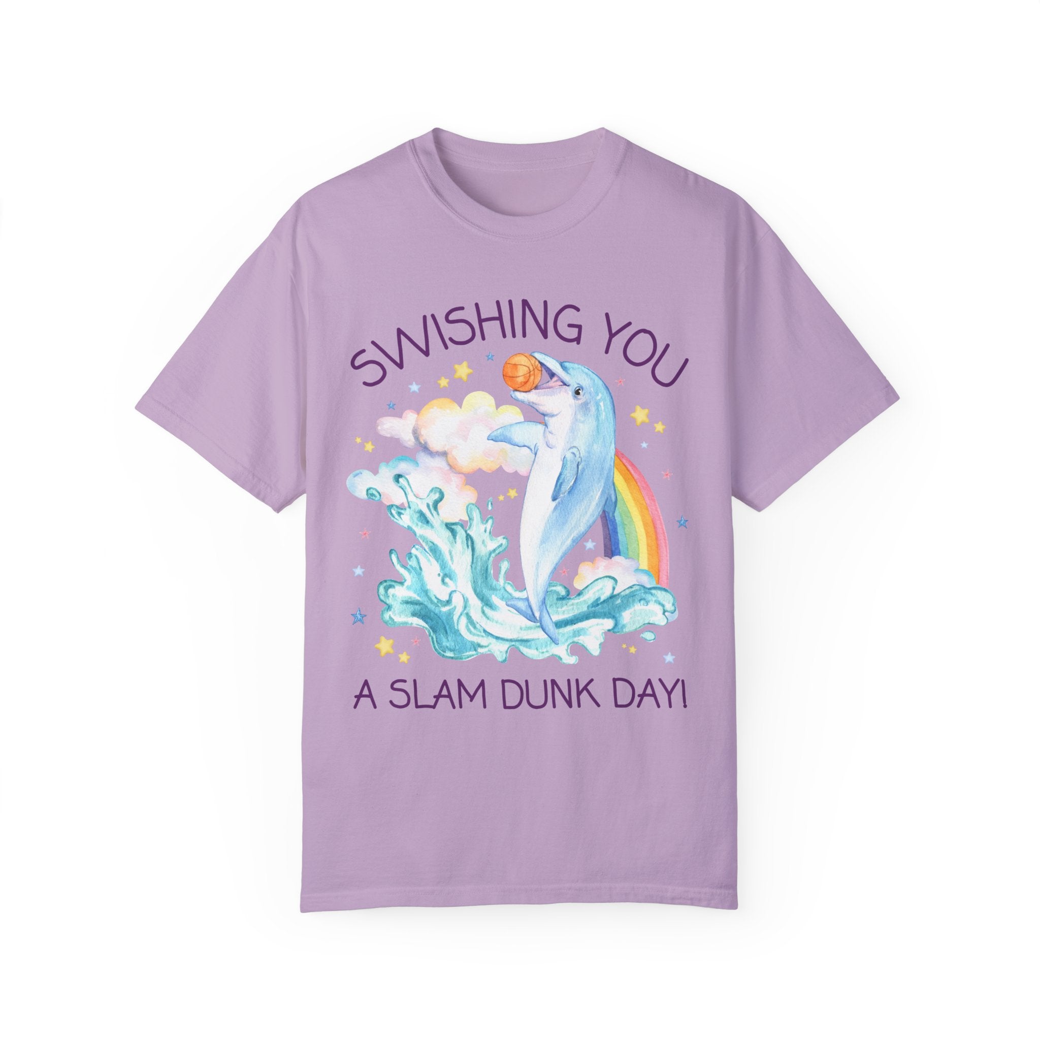 Funny Dolphin Lover Basketball T-Shirt - Opal and June