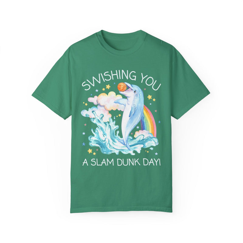 Funny Dolphin Lover Basketball T-Shirt - Opal and June