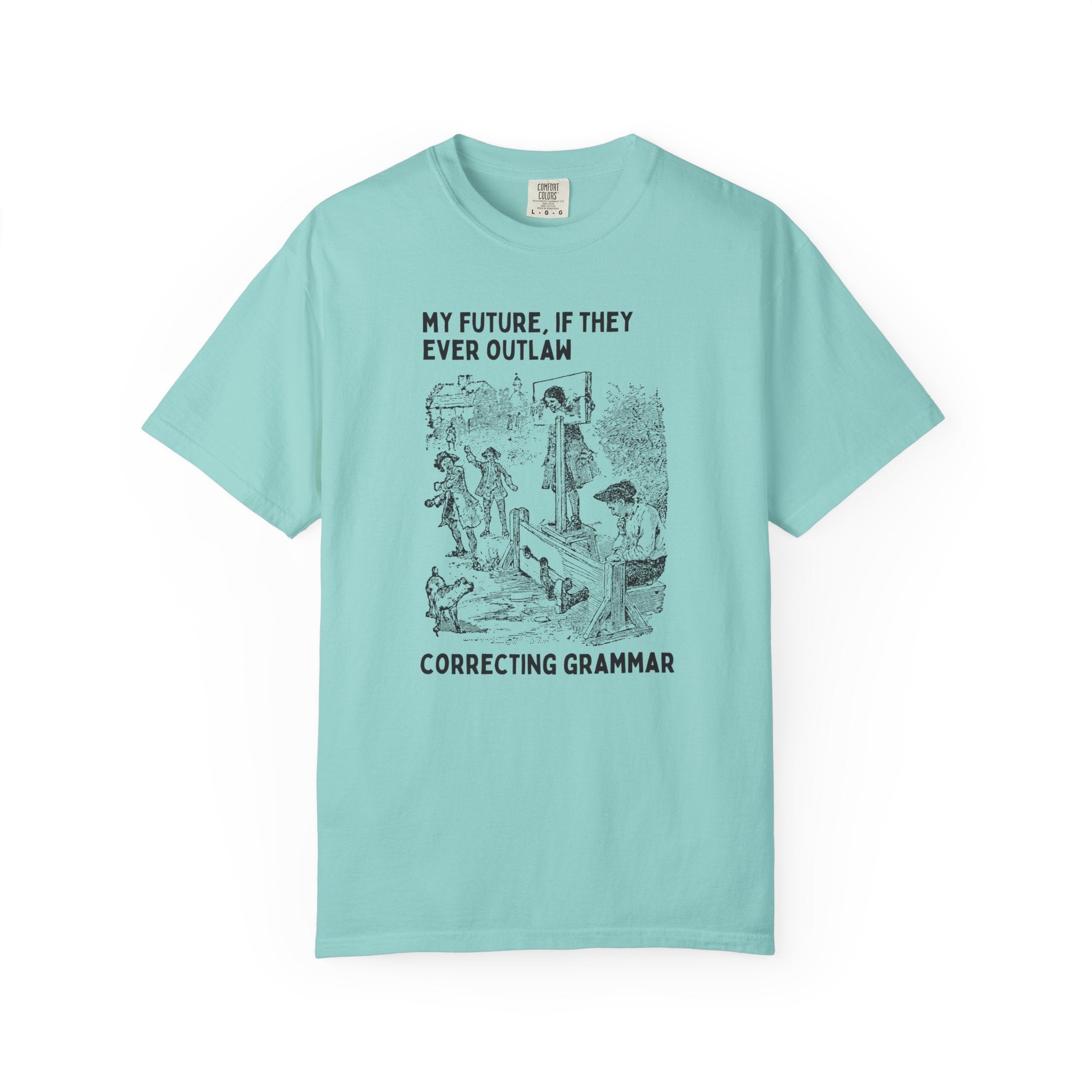 Funny English Teacher or High School ELA Matching Department Tee, Silly 90s Throwback Tee for Writer or Proofreader, Writing Professor Gift - Opal and June