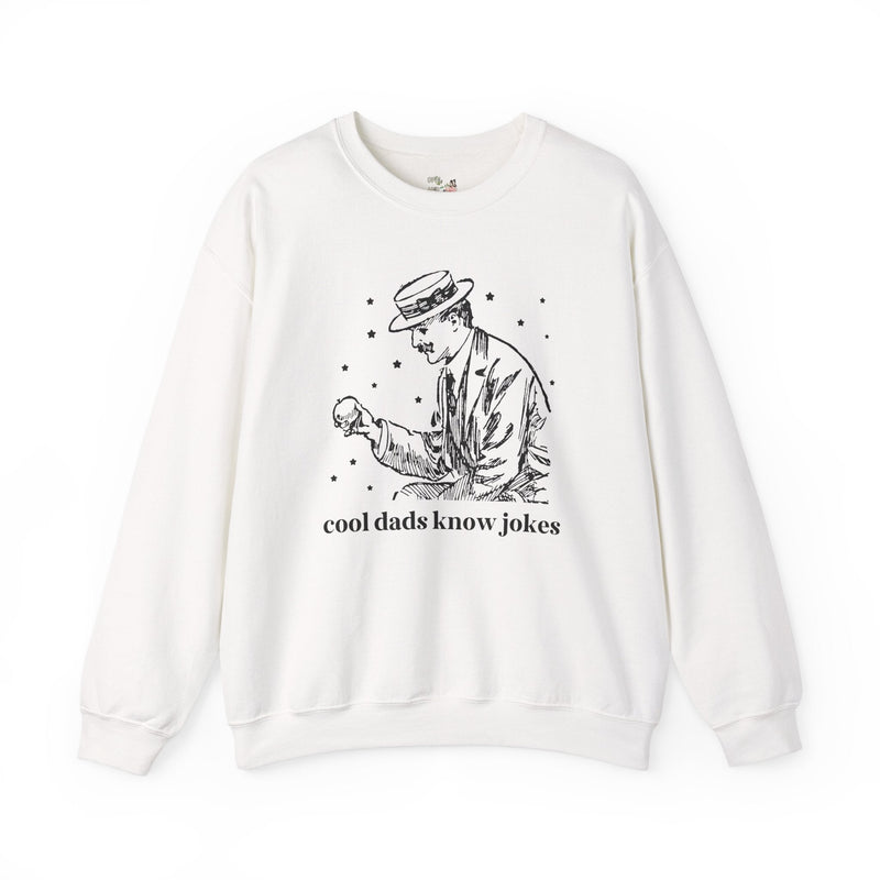 Funny Father's Day Gift for Silly Dad or Grandpa: Cool Dads Know Jokes, Funny Saying Shirt with Stars, Gift for Husband, Y2K Aesthetic - Opal and June