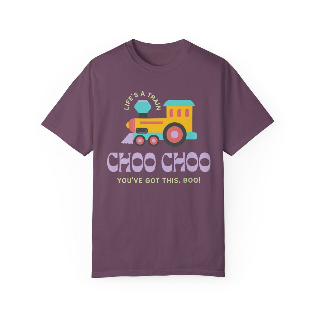 Funny Father's Day Gift, Ridiculous and Funny Shirt for Train Lover: You've Got This, Boo! | Gift for Dad Who Loves Trains and Dad Humor, Optimistic Retro Train Tee - Opal and June