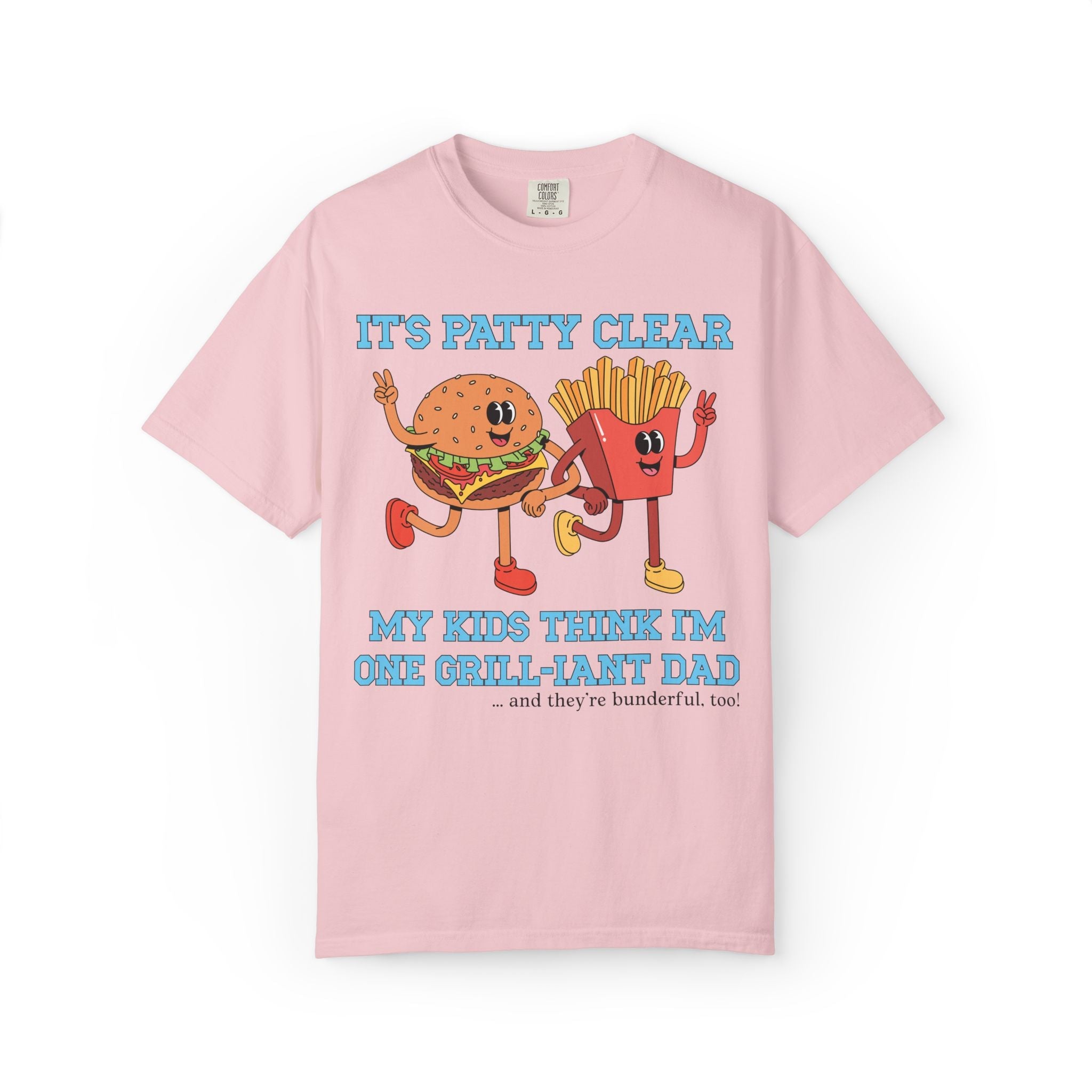 Funny Father's Day Tee Shirt for Dad Who Loves to Grill: Silly 90s Aesthetic Kitschy Eclectic Gift for Dad from Son, Dad of Toddlers Gift - Opal and June