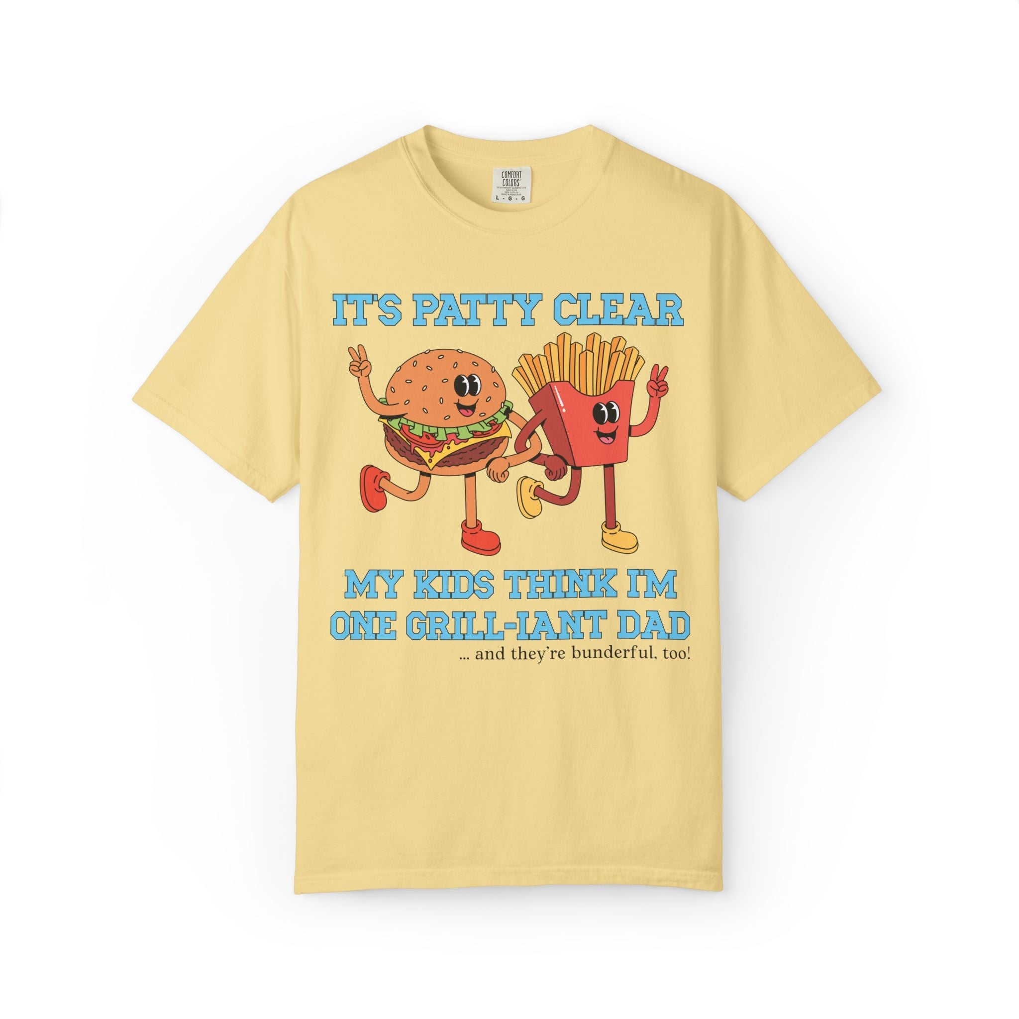 Funny Father's Day Tee Shirt for Dad Who Loves to Grill: Silly 90s Aesthetic Kitschy Eclectic Gift for Dad from Son, Dad of Toddlers Gift - Opal and June