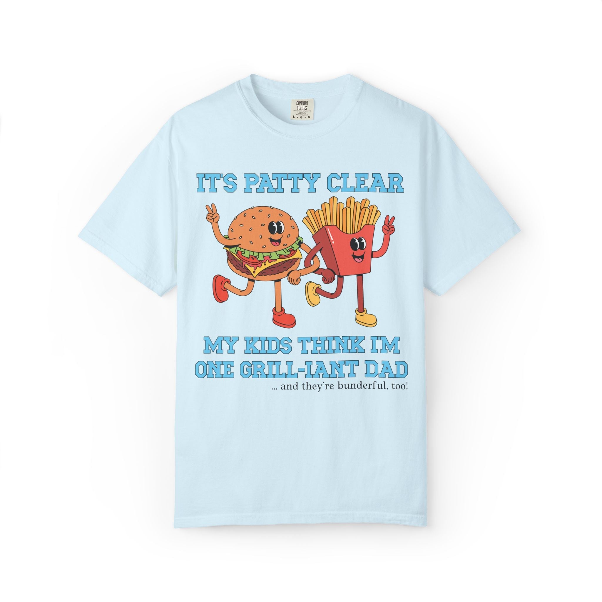 Funny Father's Day Tee Shirt for Dad Who Loves to Grill: Silly 90s Aesthetic Kitschy Eclectic Gift for Dad from Son, Dad of Toddlers Gift - Opal and June
