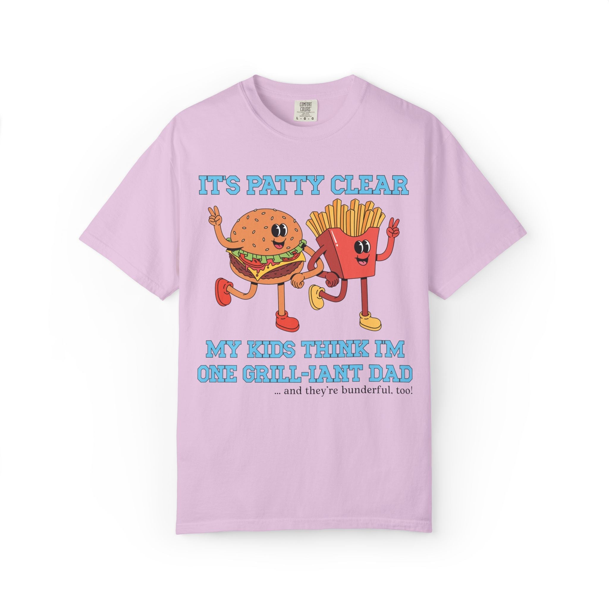 Funny Father's Day Tee Shirt for Dad Who Loves to Grill: Silly 90s Aesthetic Kitschy Eclectic Gift for Dad from Son, Dad of Toddlers Gift - Opal and June