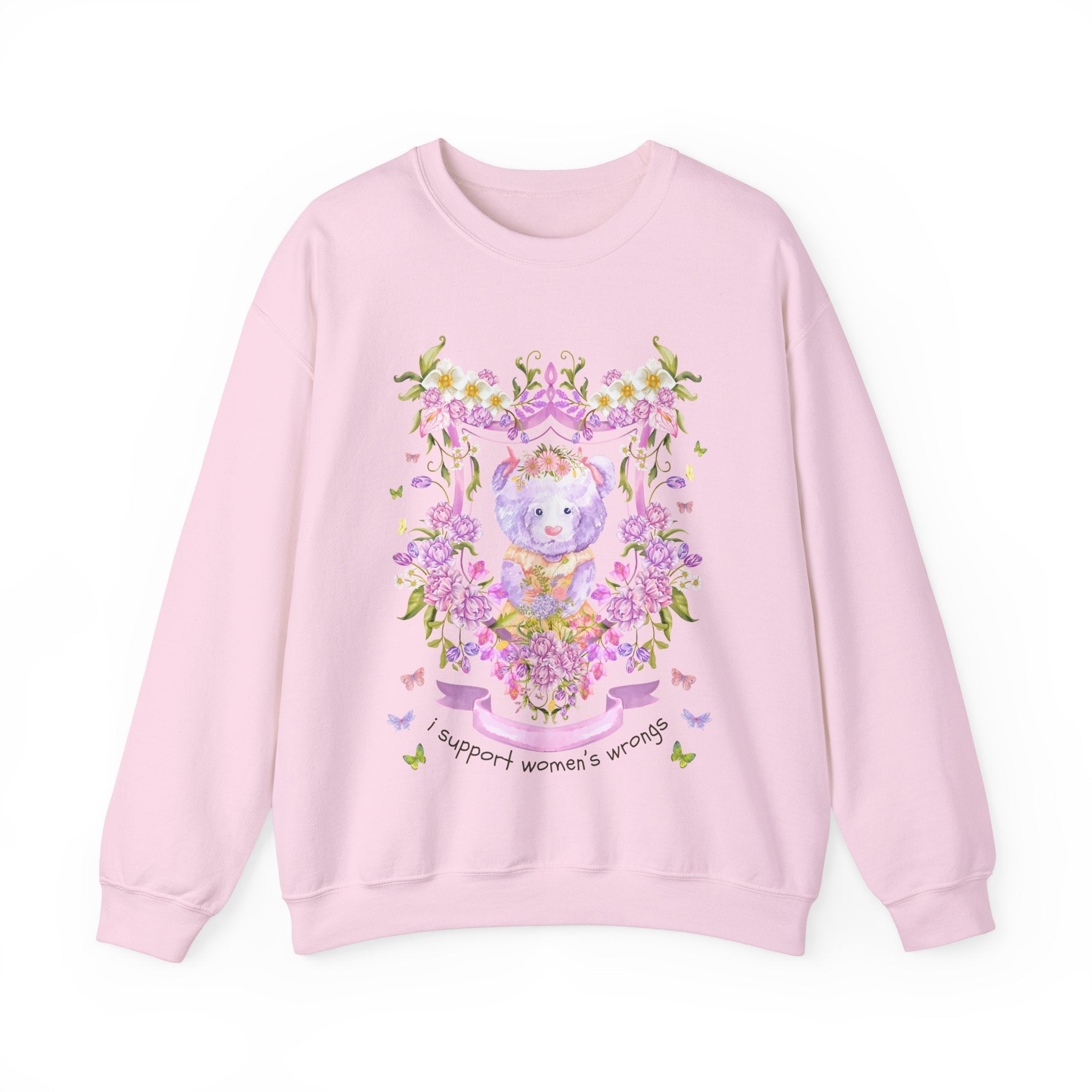 Funny Feminist Shirt with Cottagecore Bear - Opal and June