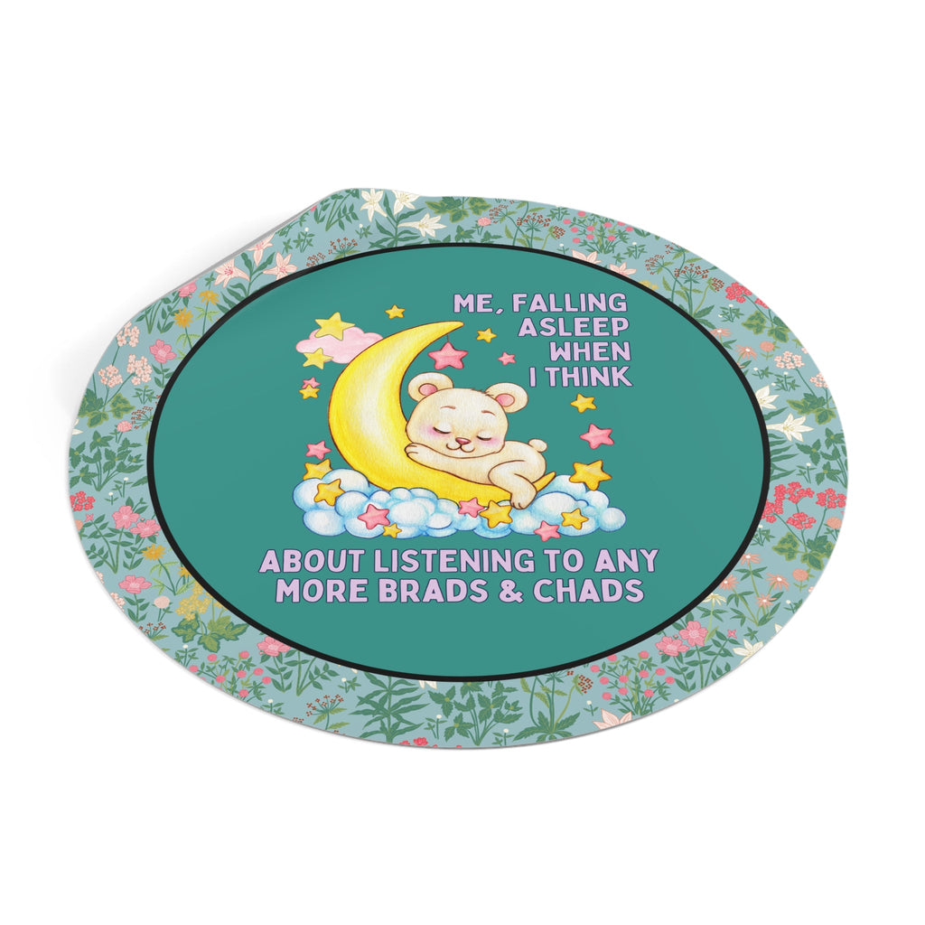 Funny Feminist Sticker with Bear - Opal and June