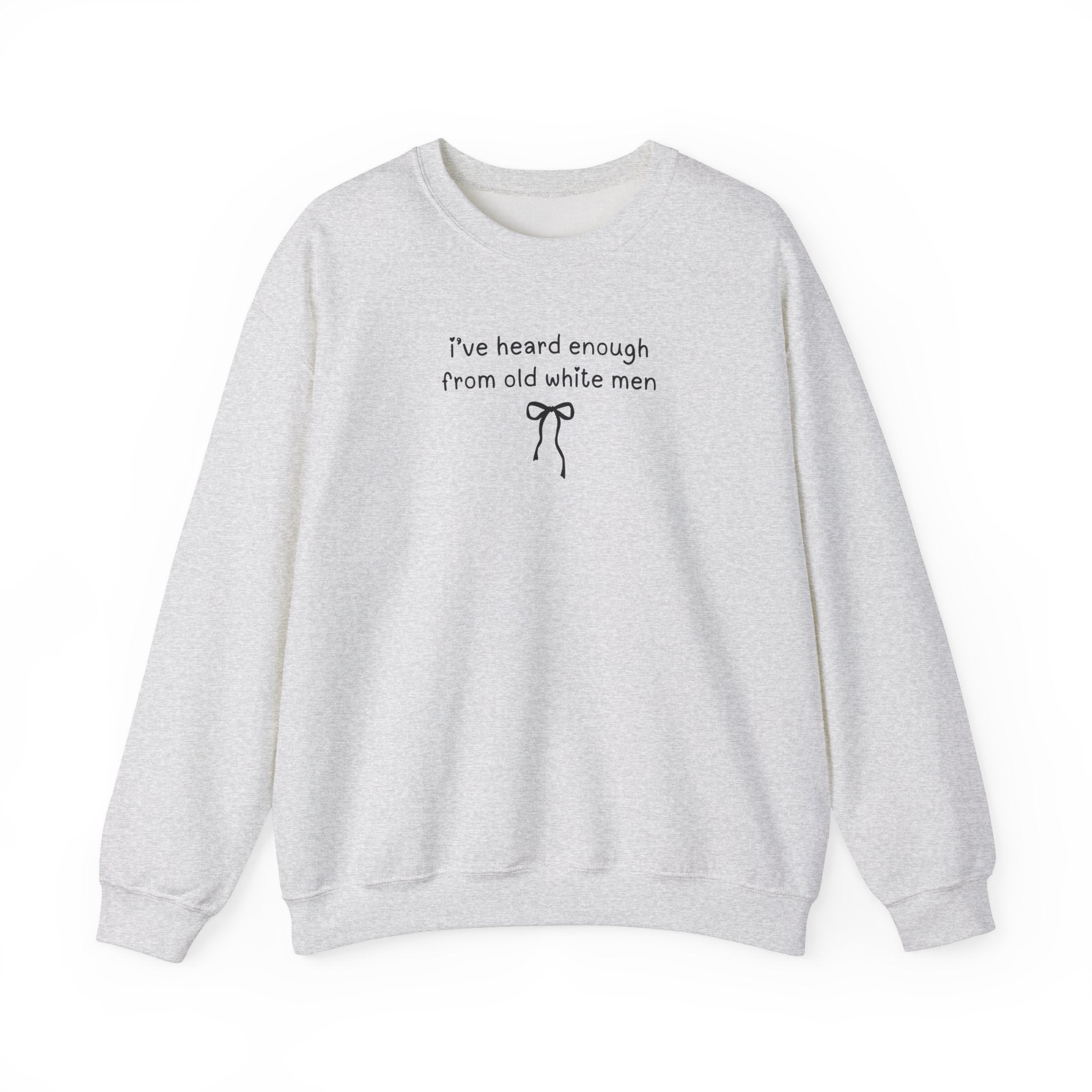 Funny Feminist Sweatshirt with Cute Bow - Opal and June