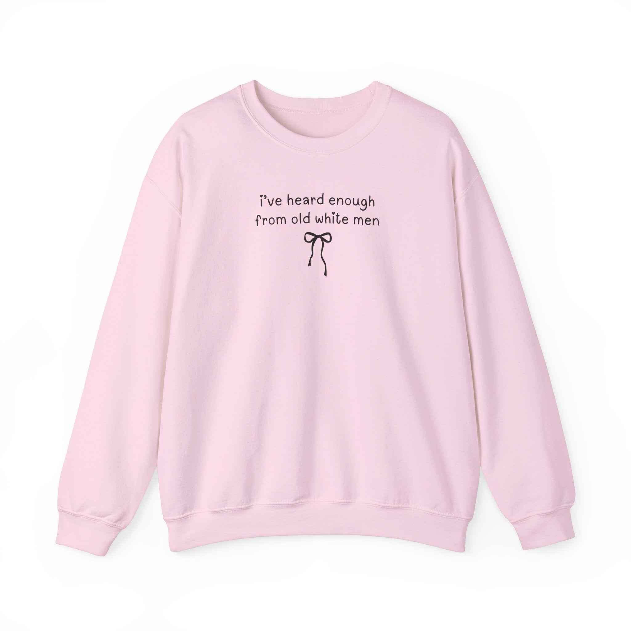 Funny Feminist Sweatshirt with Cute Bow - Opal and June