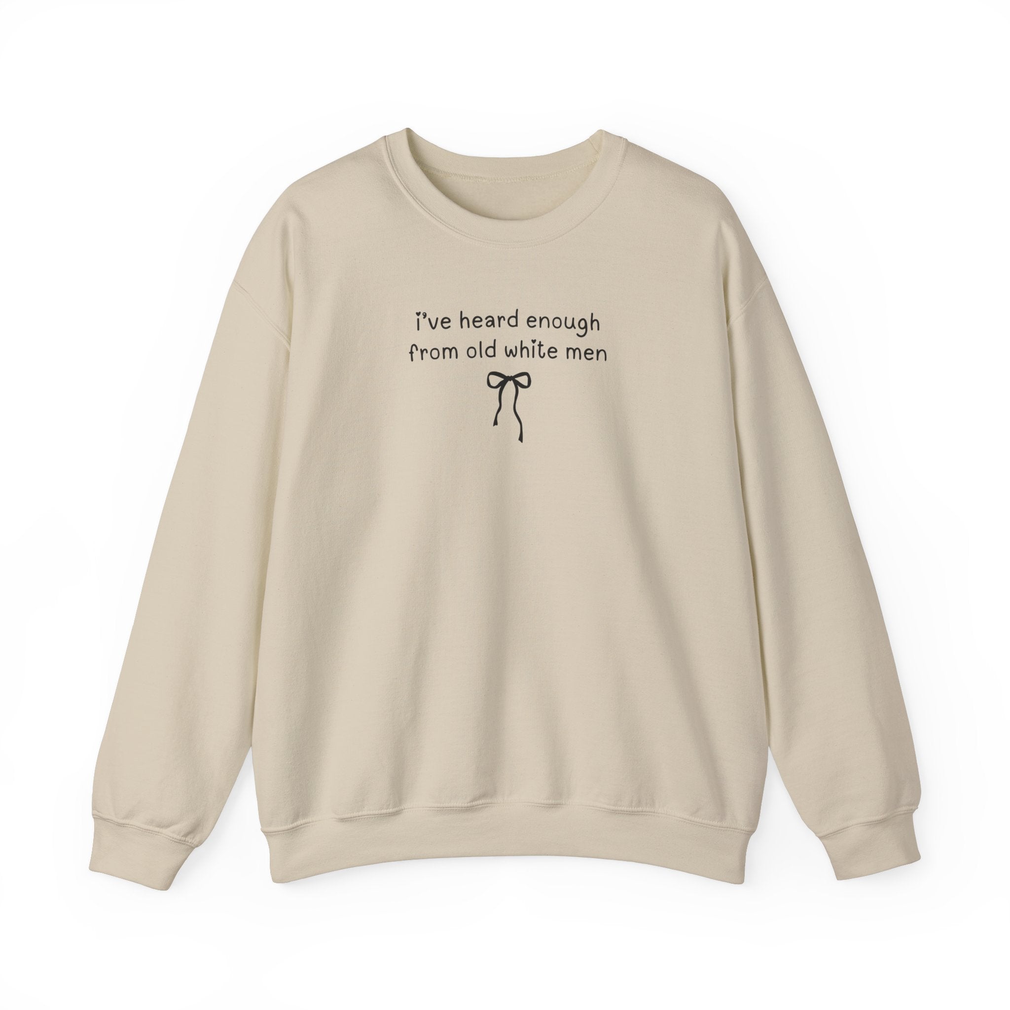Funny Feminist Sweatshirt with Cute Bow - Opal and June