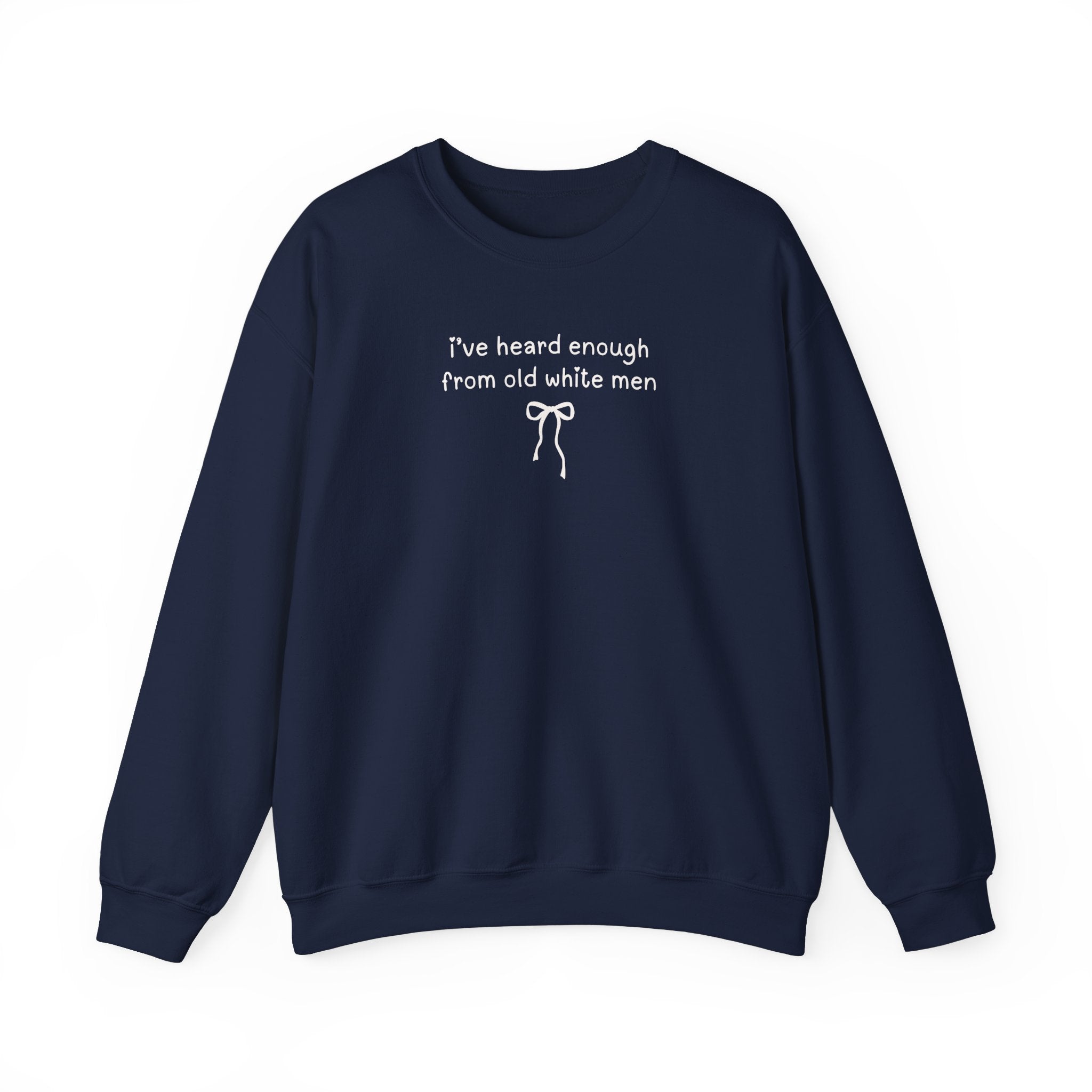 Funny Feminist Sweatshirt with Cute Bow - Opal and June