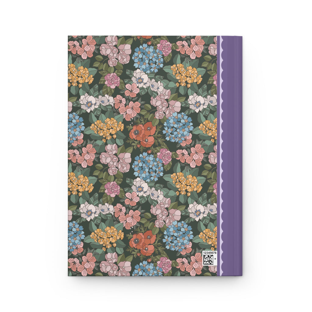 Funny Floral Notebook for Friend, Daughter Who Loves to Write, Silly Born to Yap Journal with Flowers and Cut Coquette Bows, Gift for Sister - Opal and June