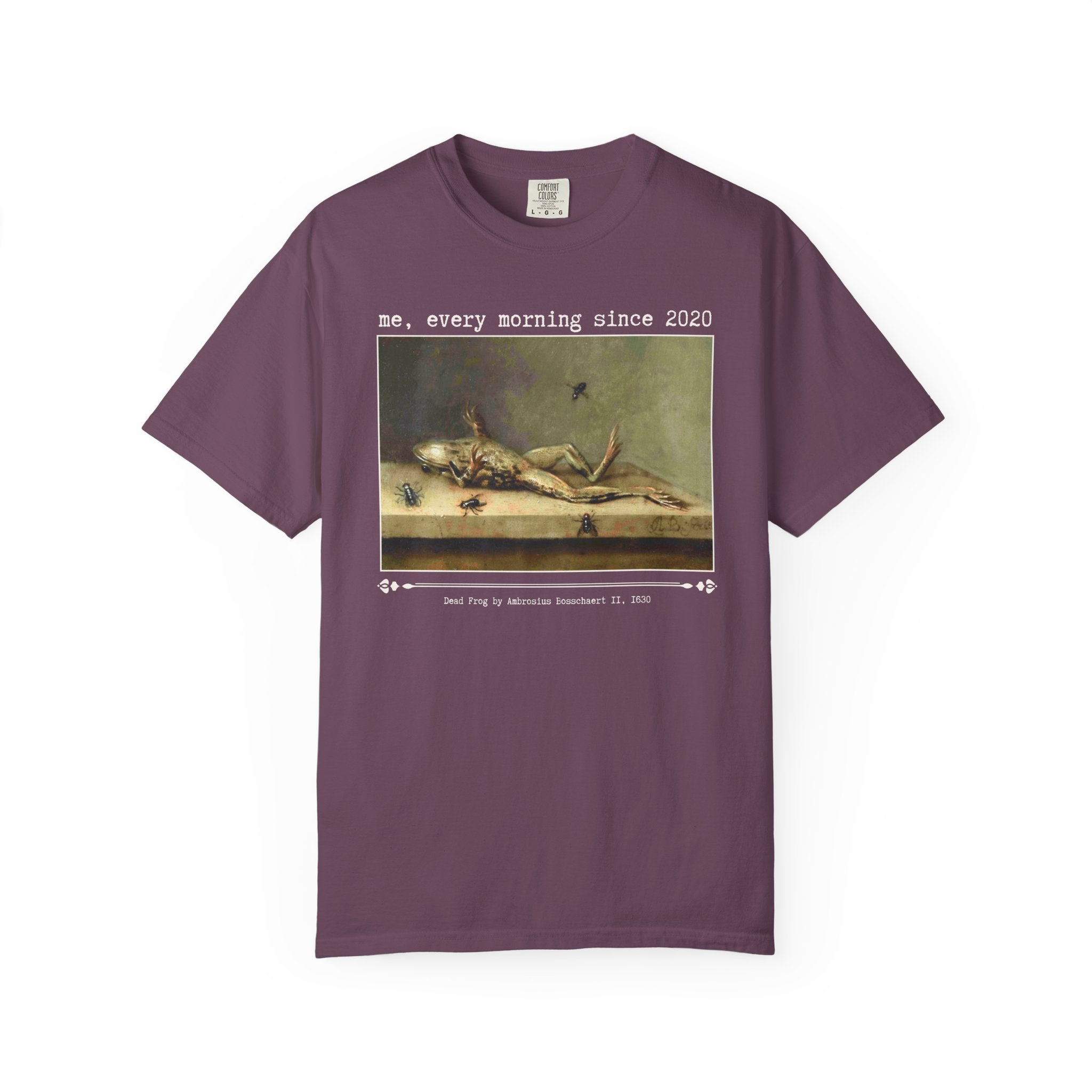 Funny Frog Lover T-Shirt, Friend Who is Tired of this Timeline, Leftist Goblincore Animal Lover T, Famous Painting, Ambrosius Bosschaert II - Opal and June