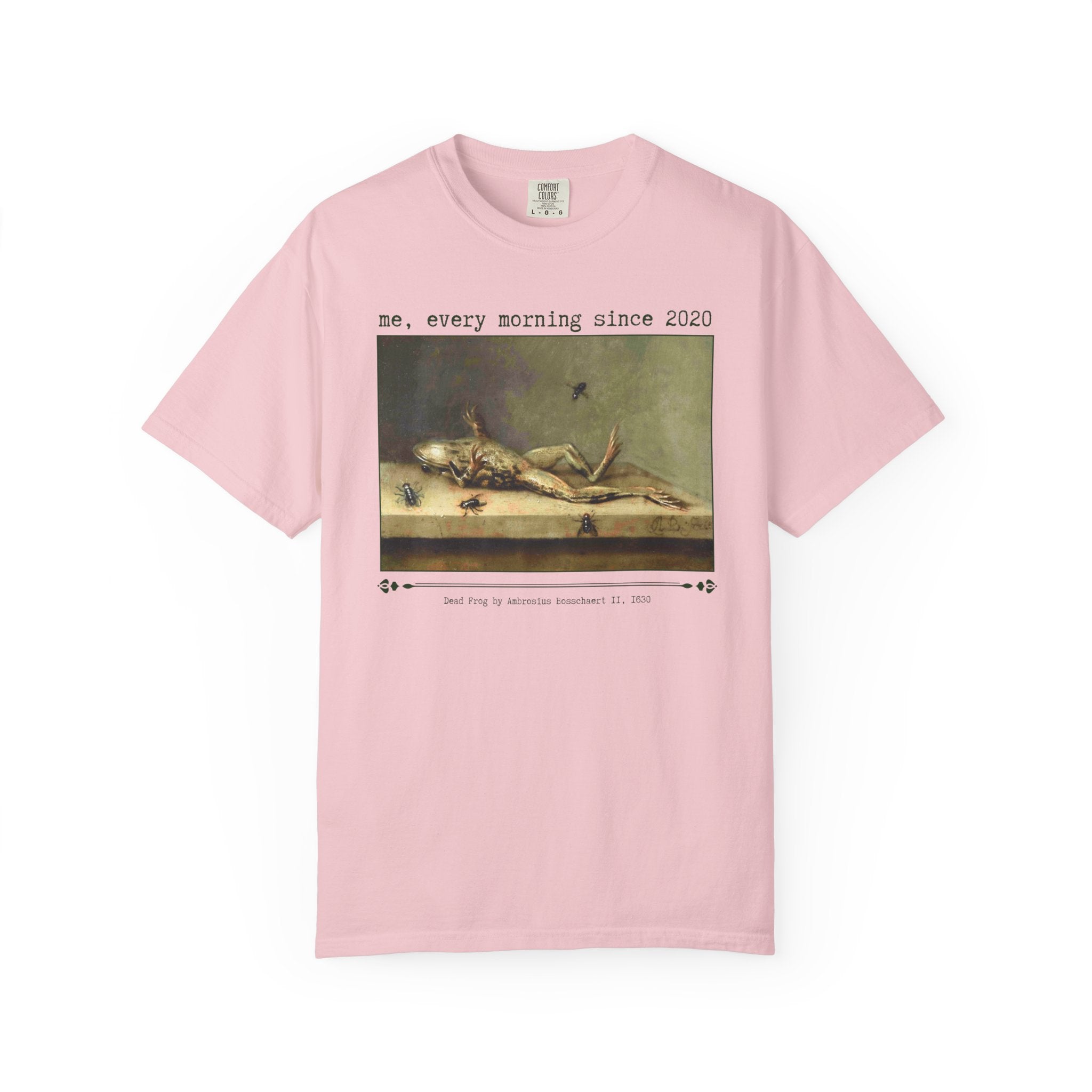 Funny Frog Lover T-Shirt, Friend Who is Tired of this Timeline, Leftist Goblincore Animal Lover T, Famous Painting, Ambrosius Bosschaert II - Opal and June