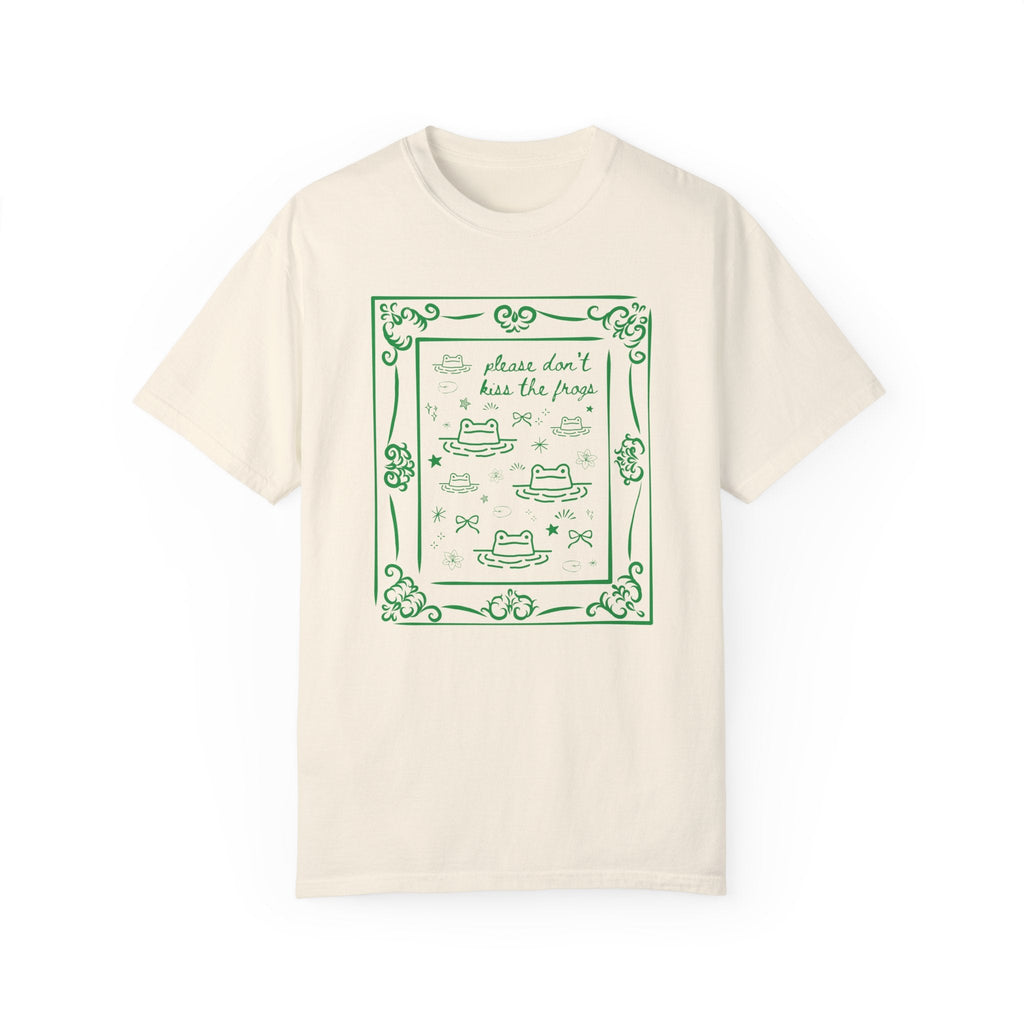 Funny Frog Lover Tee Shirt with Y2K Doodles - Opal and June