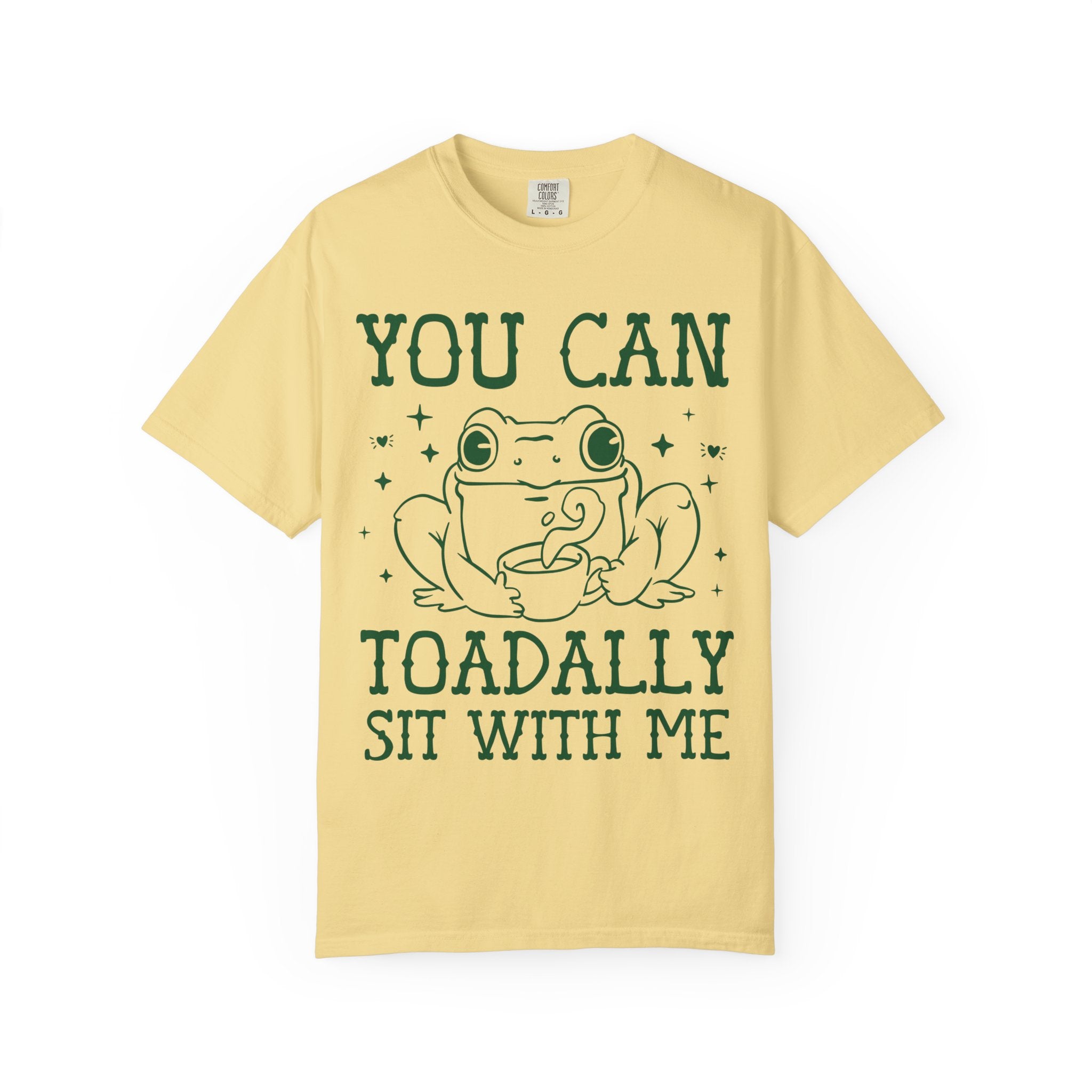 Funny Frog Lover Tee with Positive Affirmation, Cute Animal Lover T-Shirt for Coffee Lover, Nostalgic 90s or Early 2000s Aesthetic Frog Tee - Opal and June