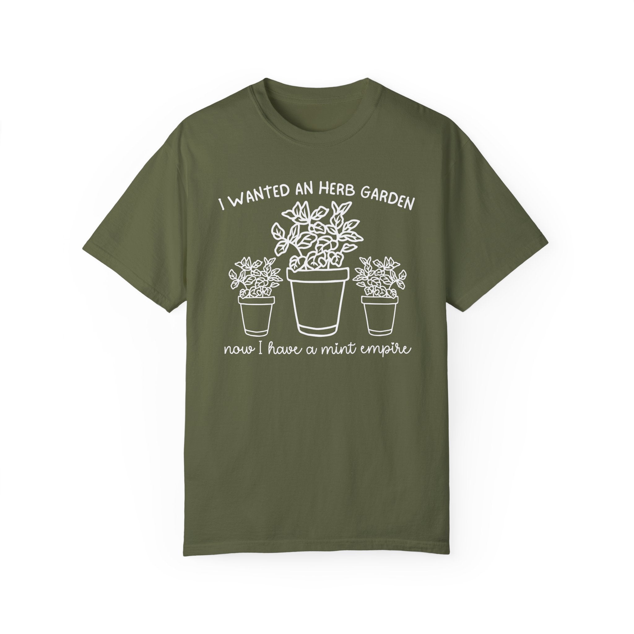 Funny Gardening Tee Shirt for Garden Lover Who Planted Mint in the Ground, Silly Herb Garden Humor Shirt for Daughter or Grandma Who Gardens - Opal and June