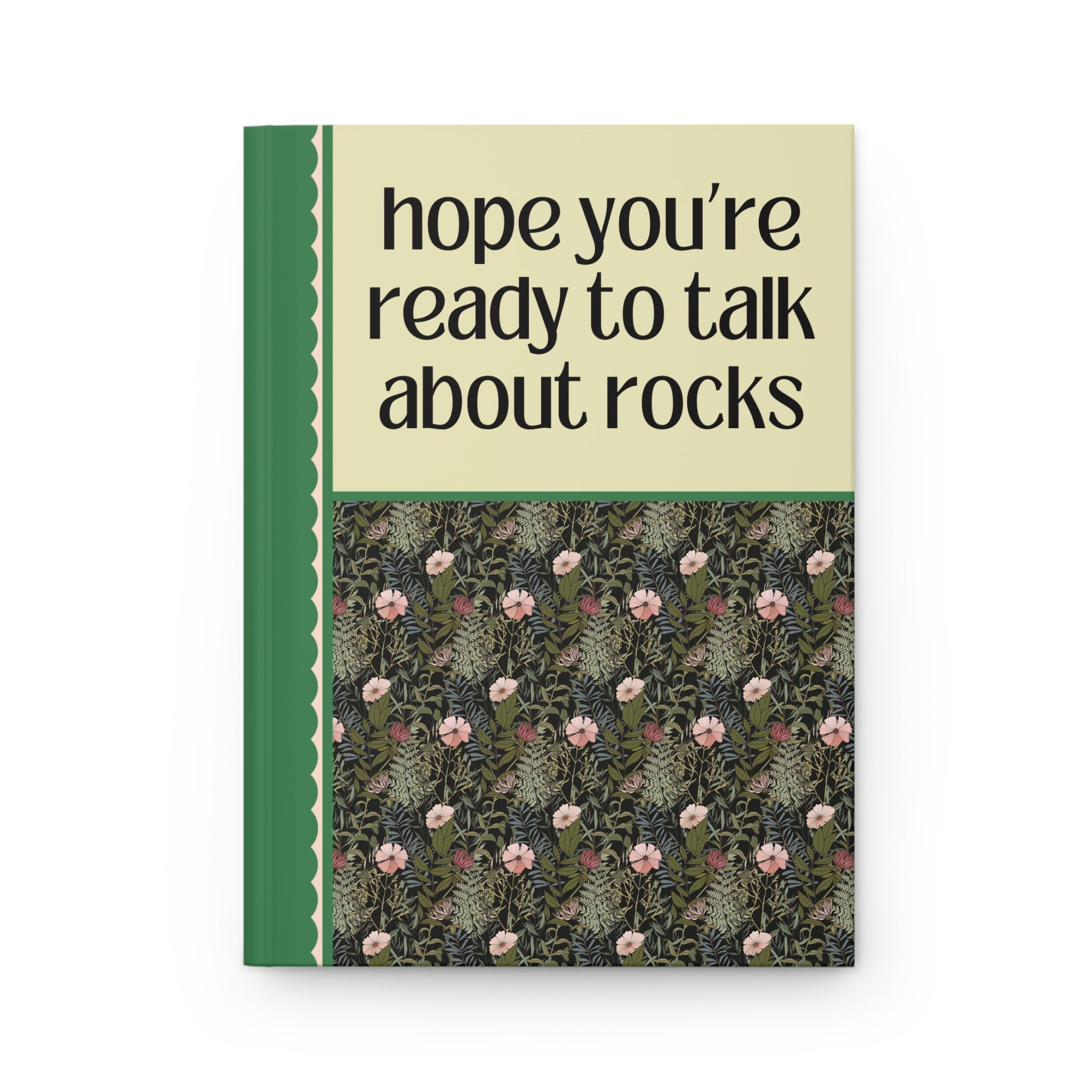 Funny Geologist Notebook, Science Teacher or Geology Major: Will Yap About Rocks, Funny Saying Science Major Gift, Petrology and Mineralogy - Opal and June