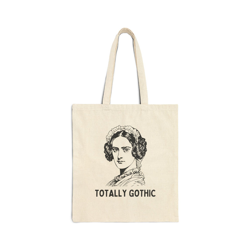 Funny Gothic History Tote Bag for Historian Who Loves Classic Literature: Totally Gothic - Opal and June