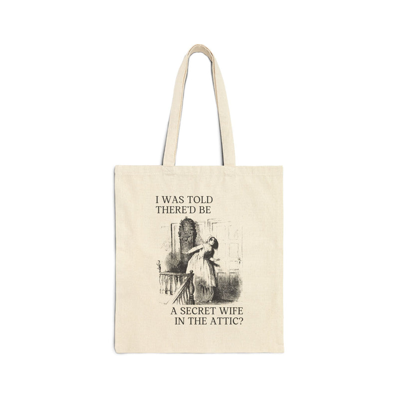 Funny Gothic Romance Tote Bag for Spooky Romance Reader Who Loves Jane Eyre - Opal and June