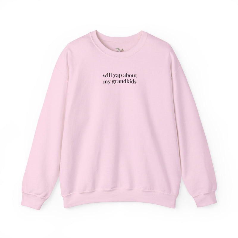 Funny Grandma Sweatshirt for Mother's Day, Silly New Grandma Shirt for Mimi Who Loves to Talk About Grandkids, Cute Gigi or Nana Gift - Opal and June