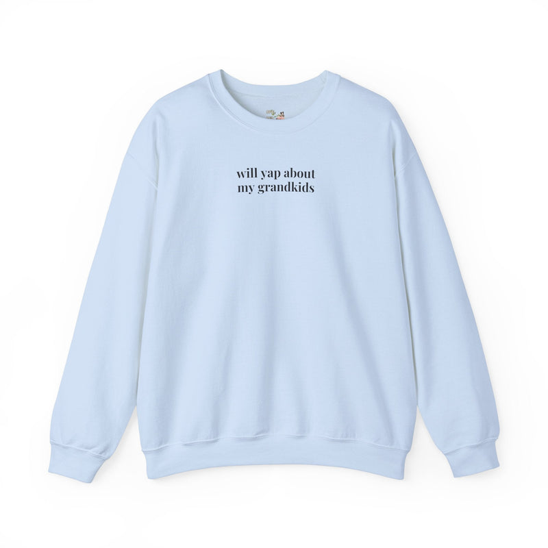 Funny Grandma Sweatshirt for Mother's Day, Silly New Grandma Shirt for Mimi Who Loves to Talk About Grandkids, Cute Gigi or Nana Gift - Opal and June