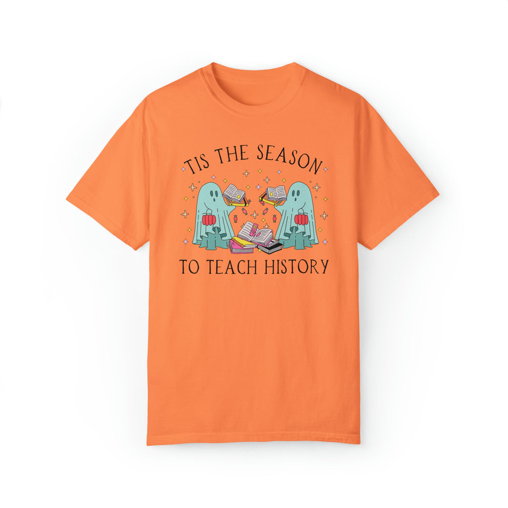 Funny Halloween Tee Shirt for History Teacher: Tis the Season To Teach History - Opal and June