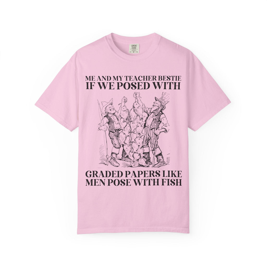 Funny High School Teacher T-Shirt, Matching Teacher Friend Tee for Back to School, Funny Saying Vintage Aesthetic Tee, Teacher Humor Shirt - Opal and June