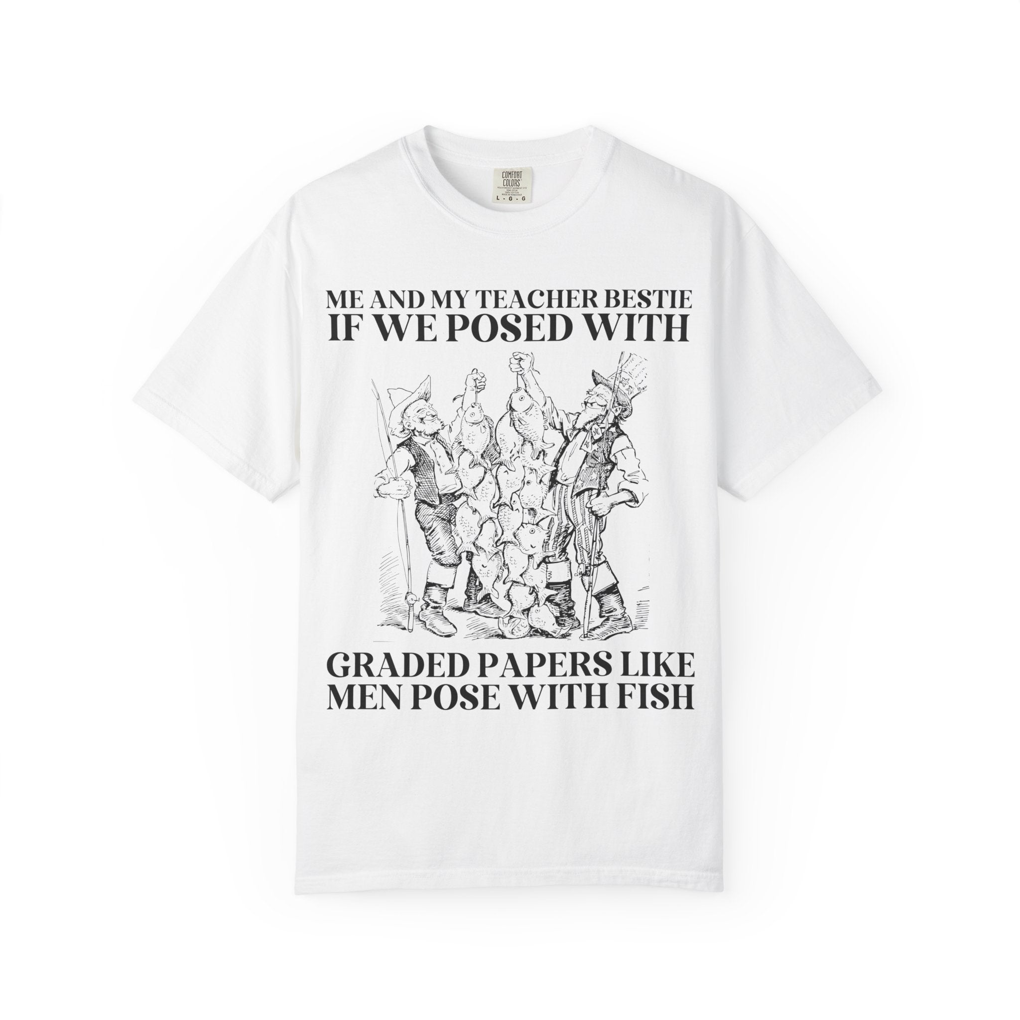 Funny High School Teacher T-Shirt, Matching Teacher Friend Tee for Back to School, Funny Saying Vintage Aesthetic Tee, Teacher Humor Shirt - Opal and June