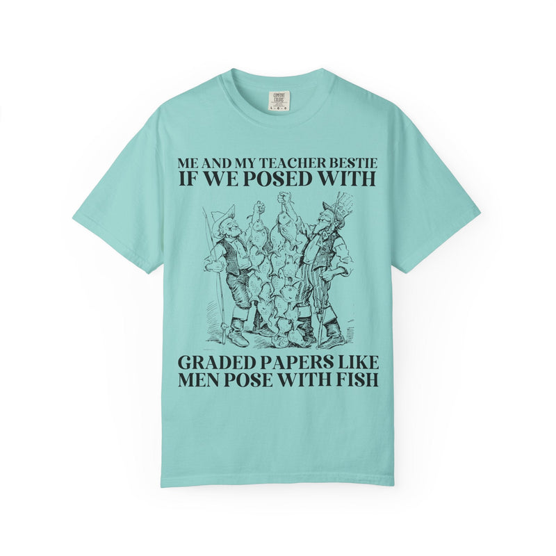 Funny High School Teacher T-Shirt, Matching Teacher Friend Tee for Back to School, Funny Saying Vintage Aesthetic Tee, Teacher Humor Shirt - Opal and June