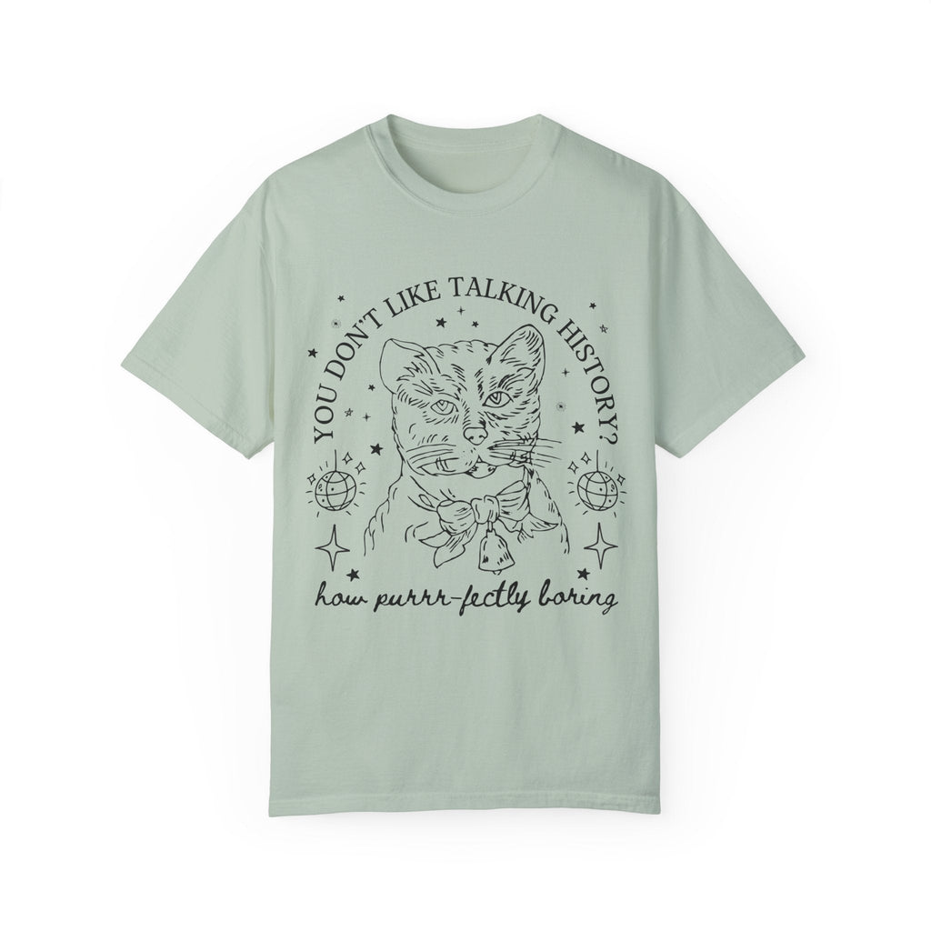 Funny History Cat Tee - Opal and June