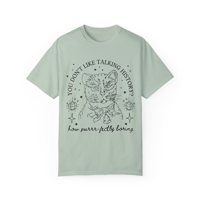 Funny History Cat Tee - Opal and June