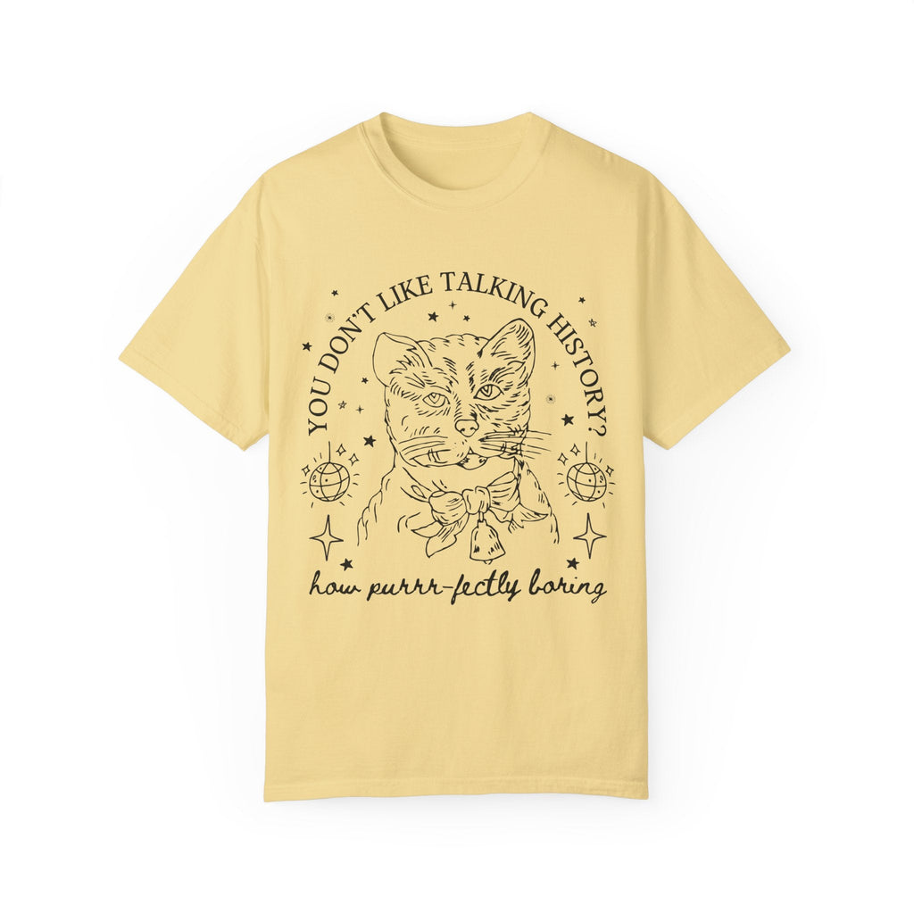 Funny History Cat Tee - Opal and June