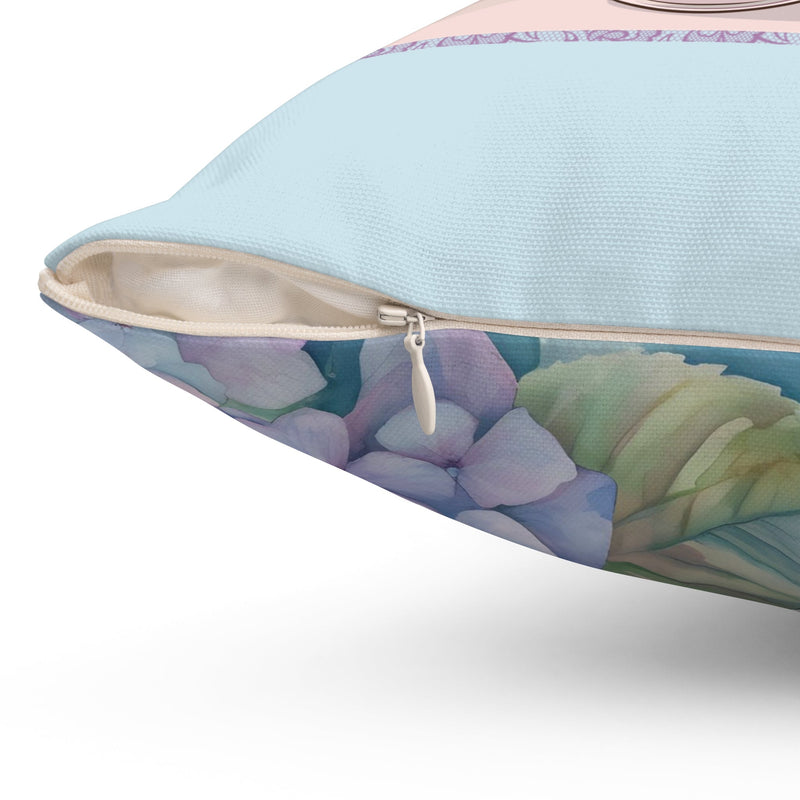 Funny History Gift: Spilling Tea Like 1773, Floral Cottagecore Pillow, American History Professor, Social Studies Teacher, History Major - Opal and June