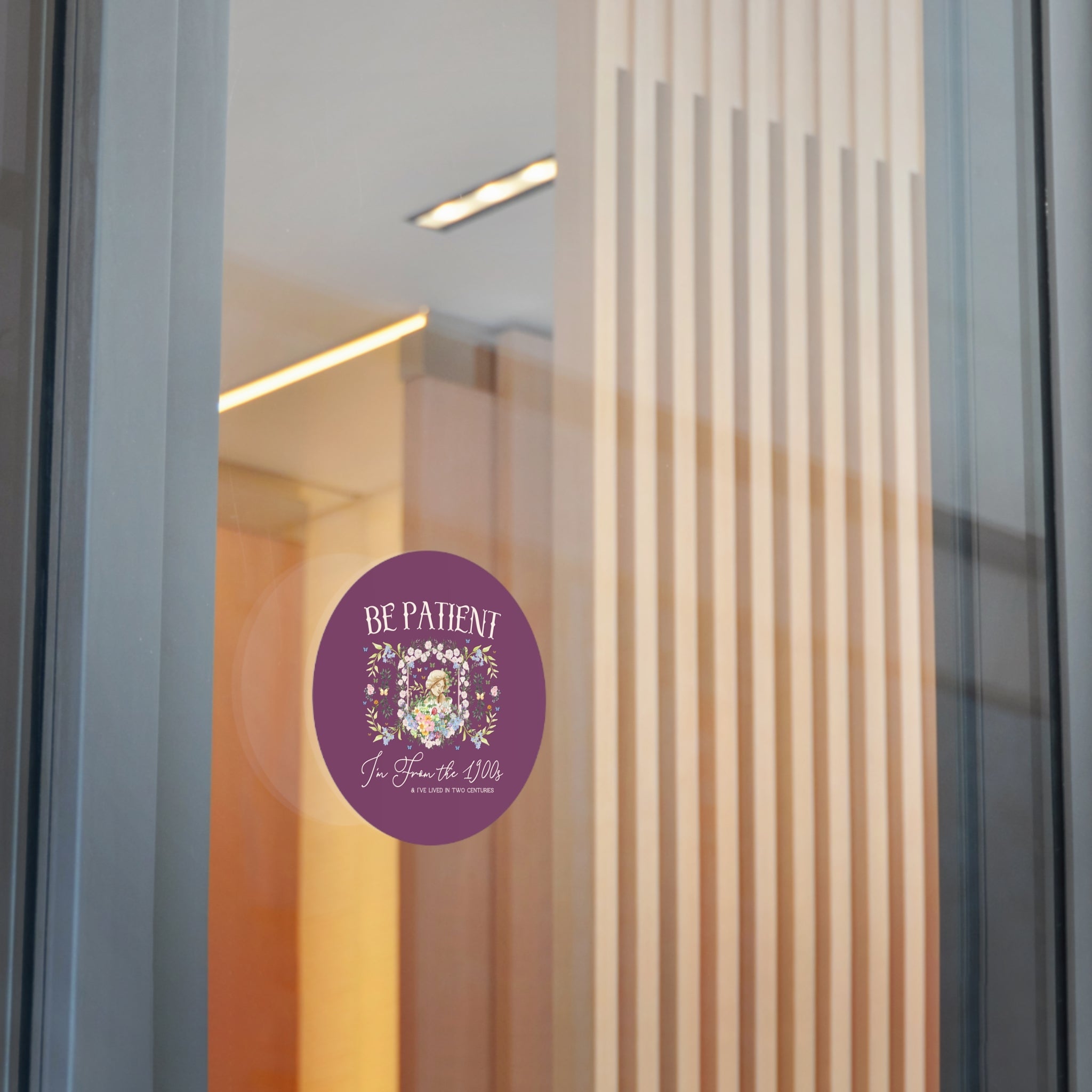 Funny History Sticker: Please Be Patient I'm From the 1900s, Silly Womens History Gift for Historian Who Loves Classic History, Funny Jokes - Opal and June