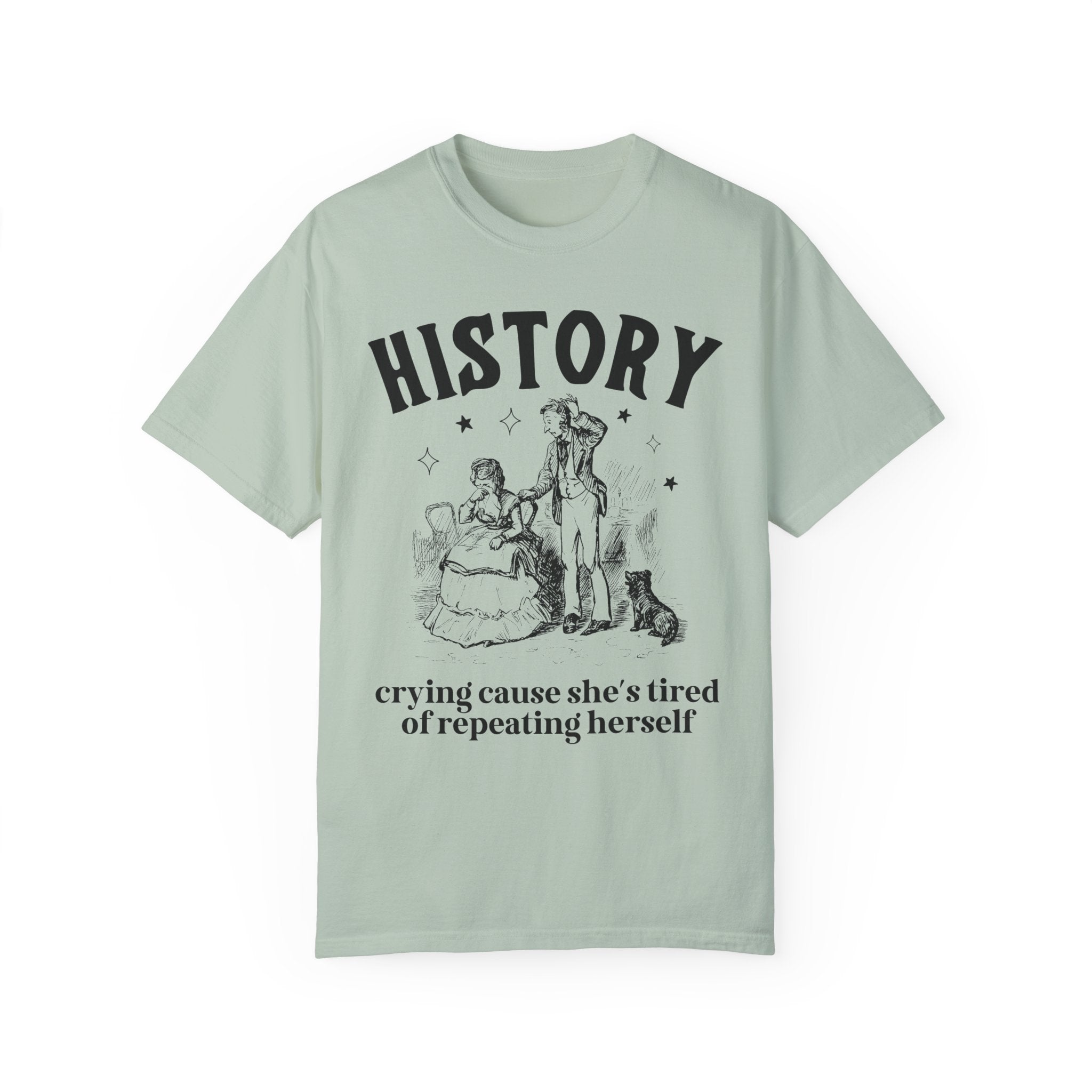 Funny History Teacher Tee Shirt for History Buff, Cute Women's History T-Shirt for History Major, Social Studies Teacher Middle School Tee - Opal and June