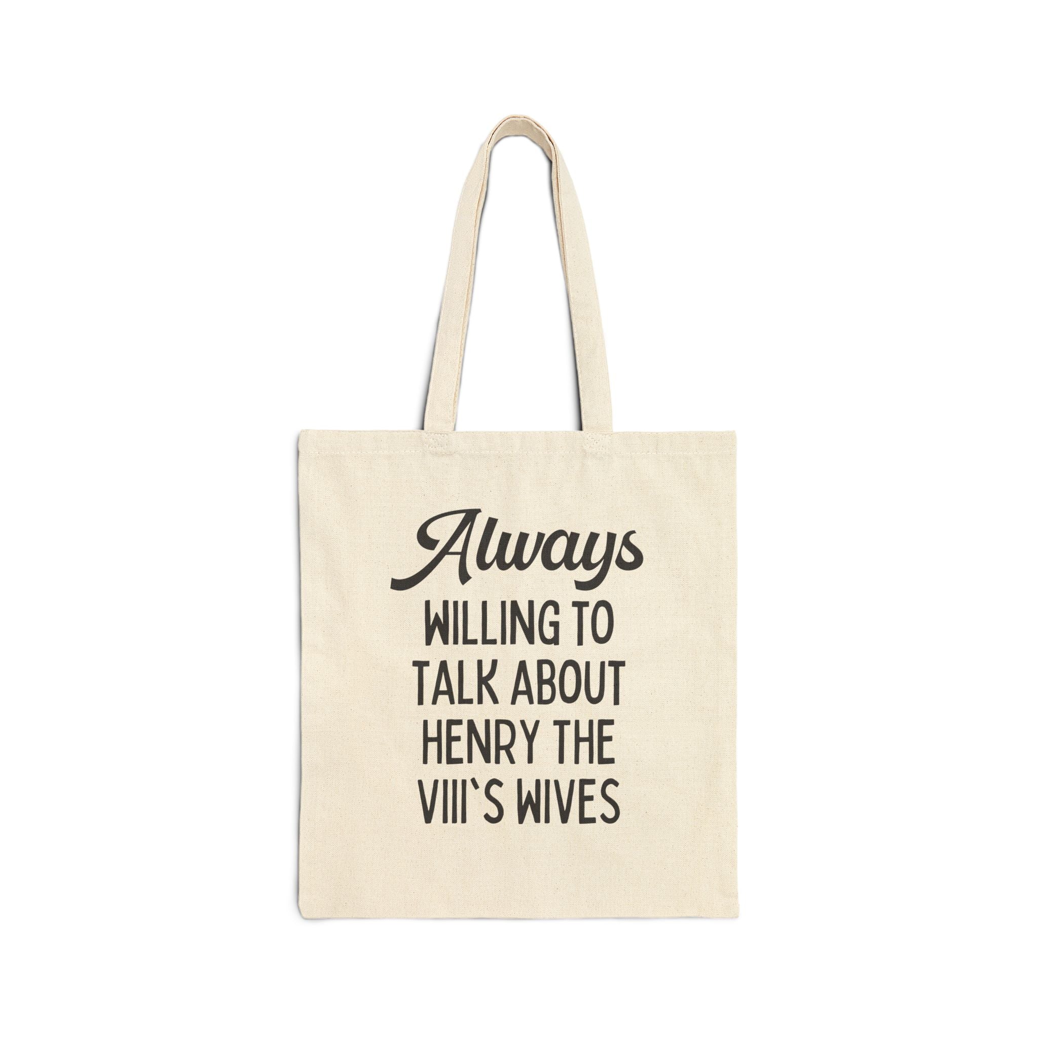 Funny History Tote Bag for History Lover: Henry the 8th's Wives | Cute Tudor History Tote Bag for History Major or Student, British History - Opal and June